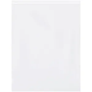 12 x 15" - 2 Mil White Reclosable Poly Bags