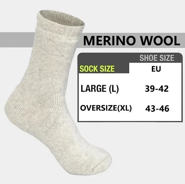 3 Pairs Thermal Wool Socks – Cashmere Winter Gift for Men & Women