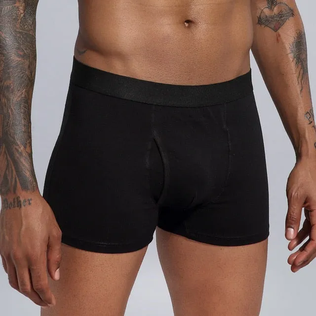 5pcs Men Cotton Boxer Shorts