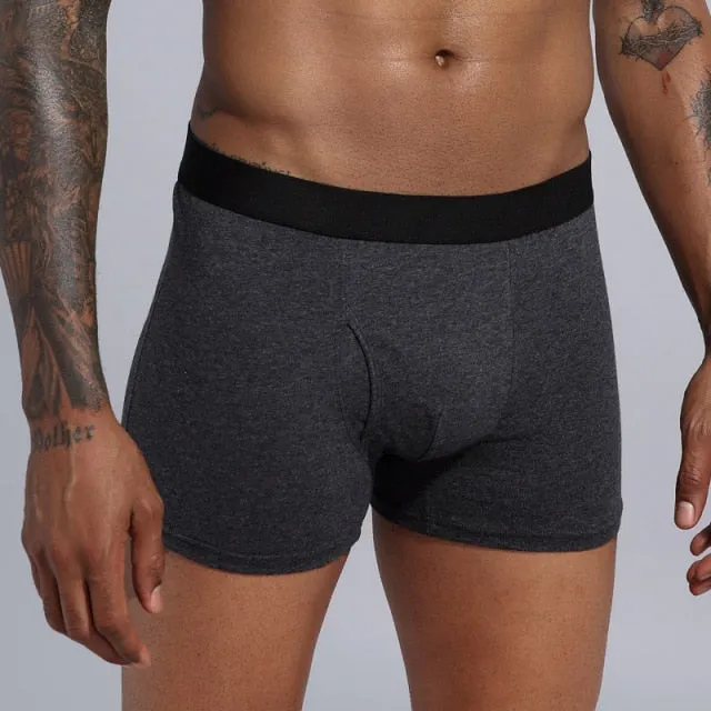 5pcs Men Cotton Boxer Shorts