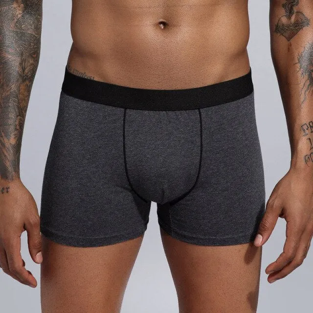 5pcs Men Cotton Boxer Shorts