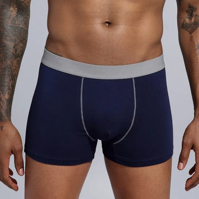 5pcs Men Cotton Boxer Shorts