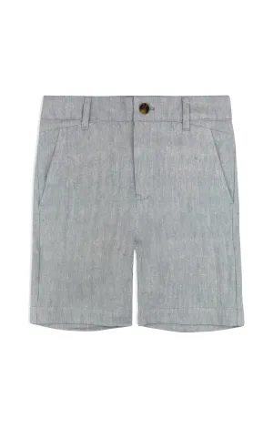 AM Grey Herringbone Shorts