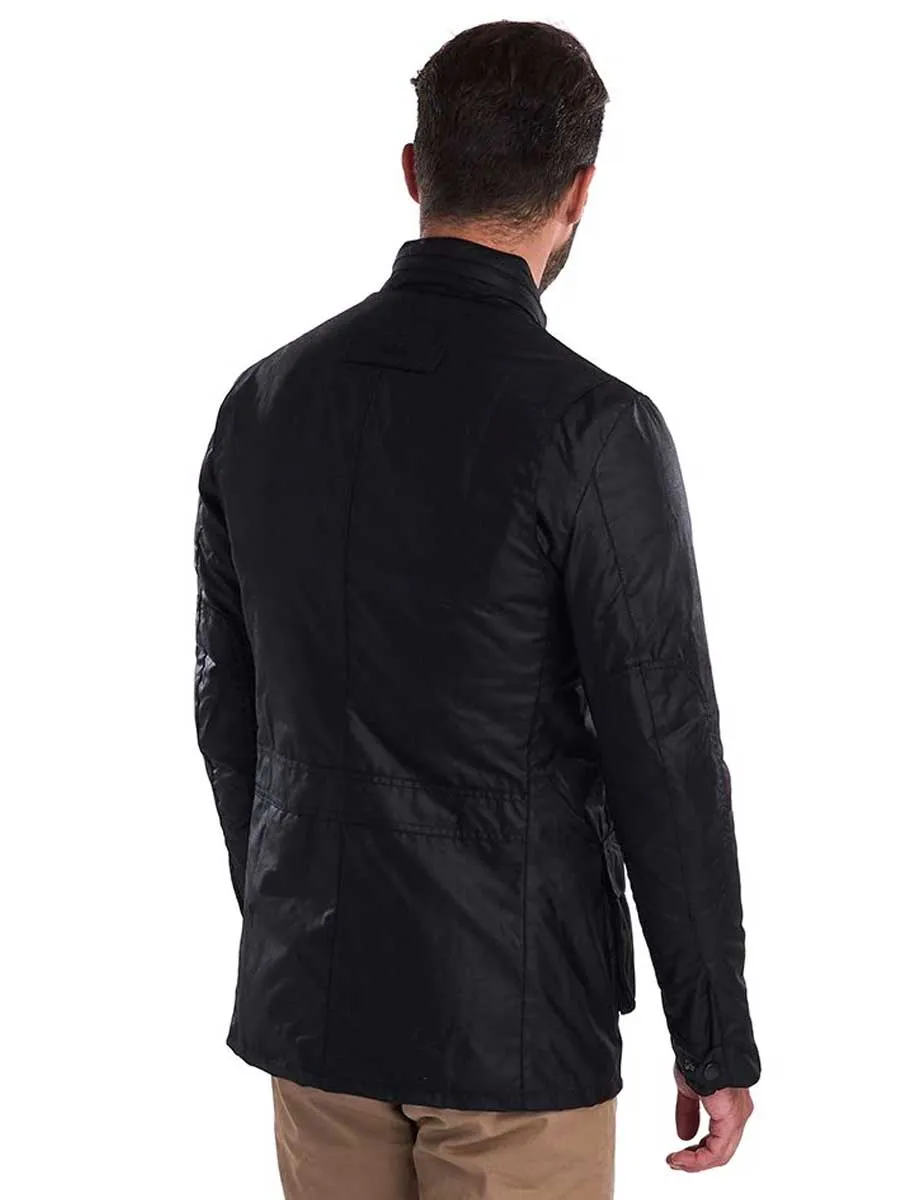 BARBOUR Corbridge Wax Jacket - Mens - Black