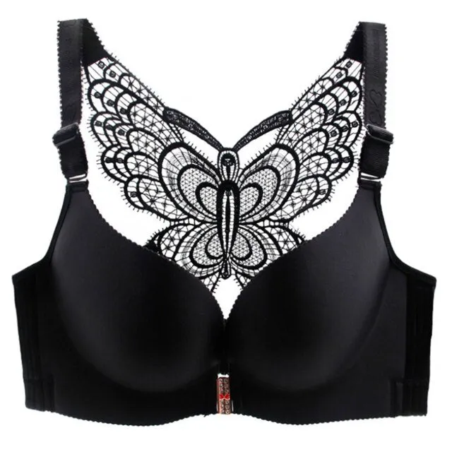 Beauty Back Bras Sexy Gather Push Up Butterfly Lingerie Women Front Clouse Underwear Seamless Bralette Brassiere нижнее белье