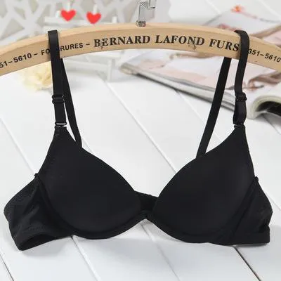 Black White color lovely Push Up Bra for chest women sexy Push-up bra Underwear Brassiere chest Support Plunge bra sexy girl Bra