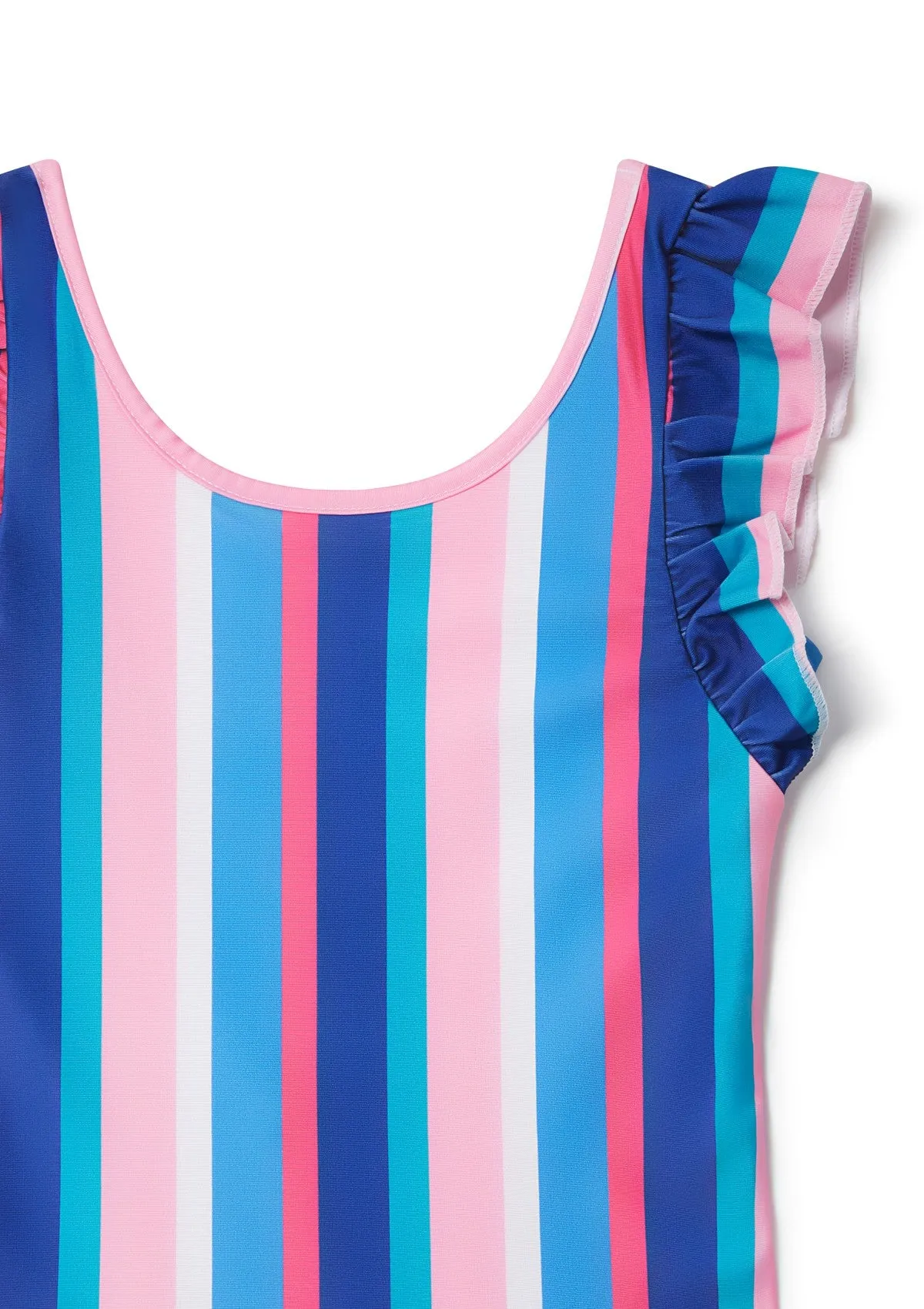 Boardies Girl Sundown Stripe Ruffle Swimsuit