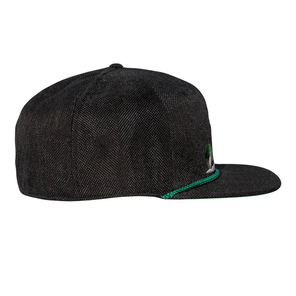 Bogey Bear Black Fitted Hat