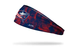 Columbus Blue Jackets: Grunge Headband