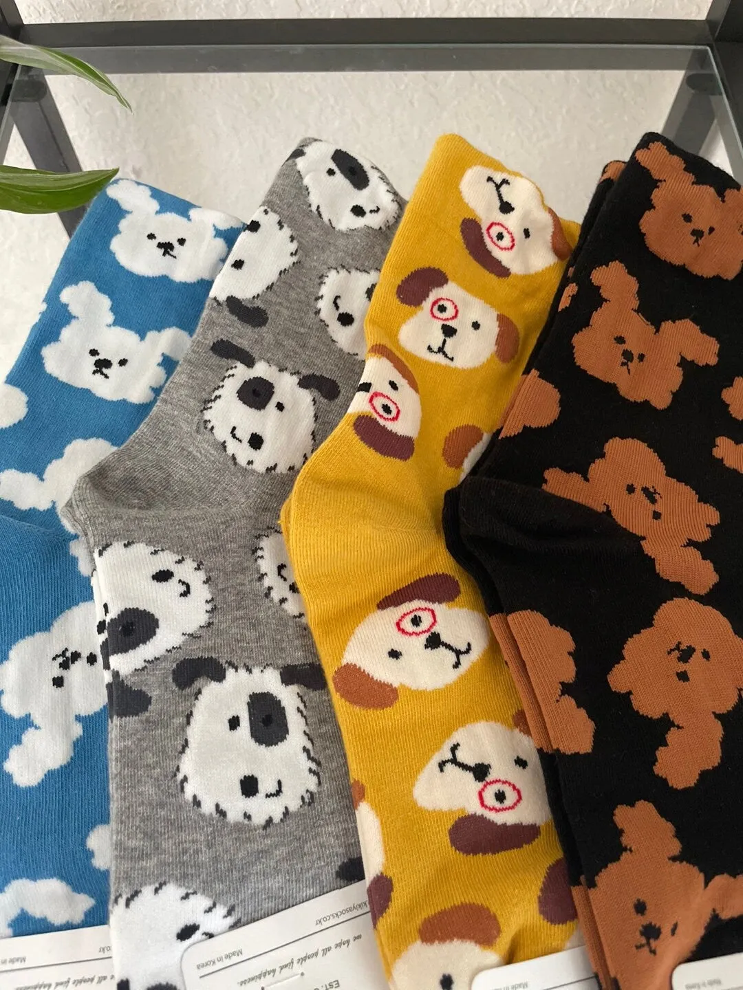 Comfy Socks | Monogram Socks,Puppy Socks, Unisex Socks, Sneakers Socks, Cotton S