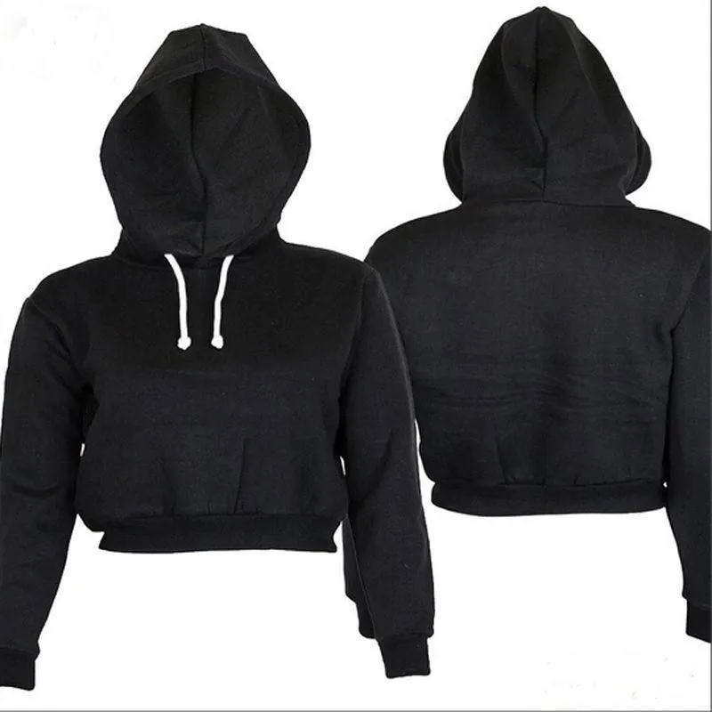 Cropped Hoodie Pullover