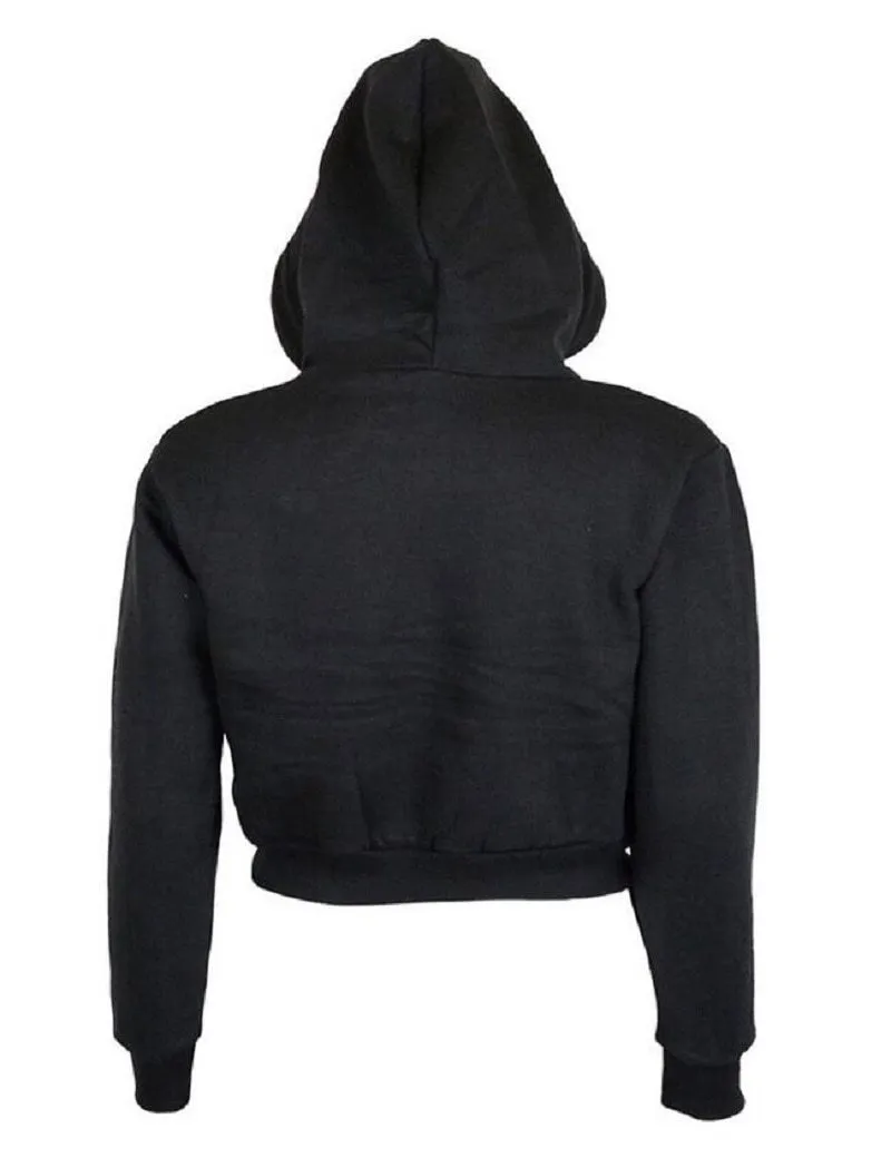 Cropped Hoodie Pullover