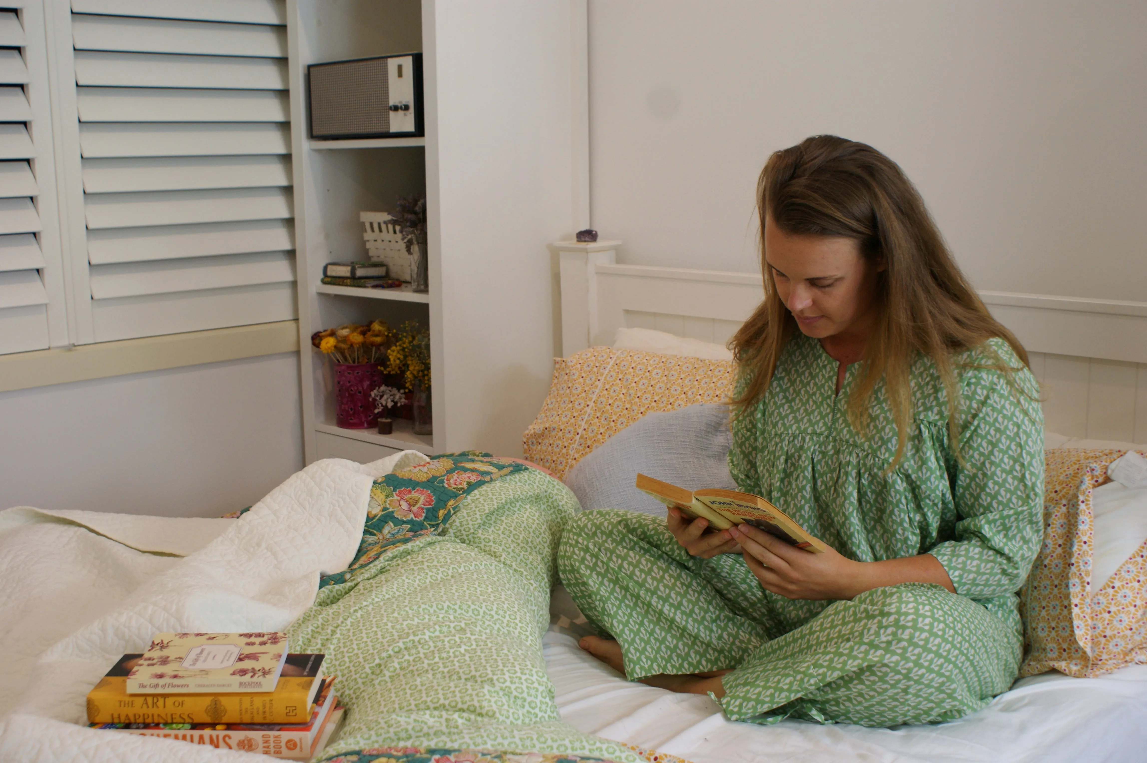 Fair Trade Cotton Sleepwear Green Leaf