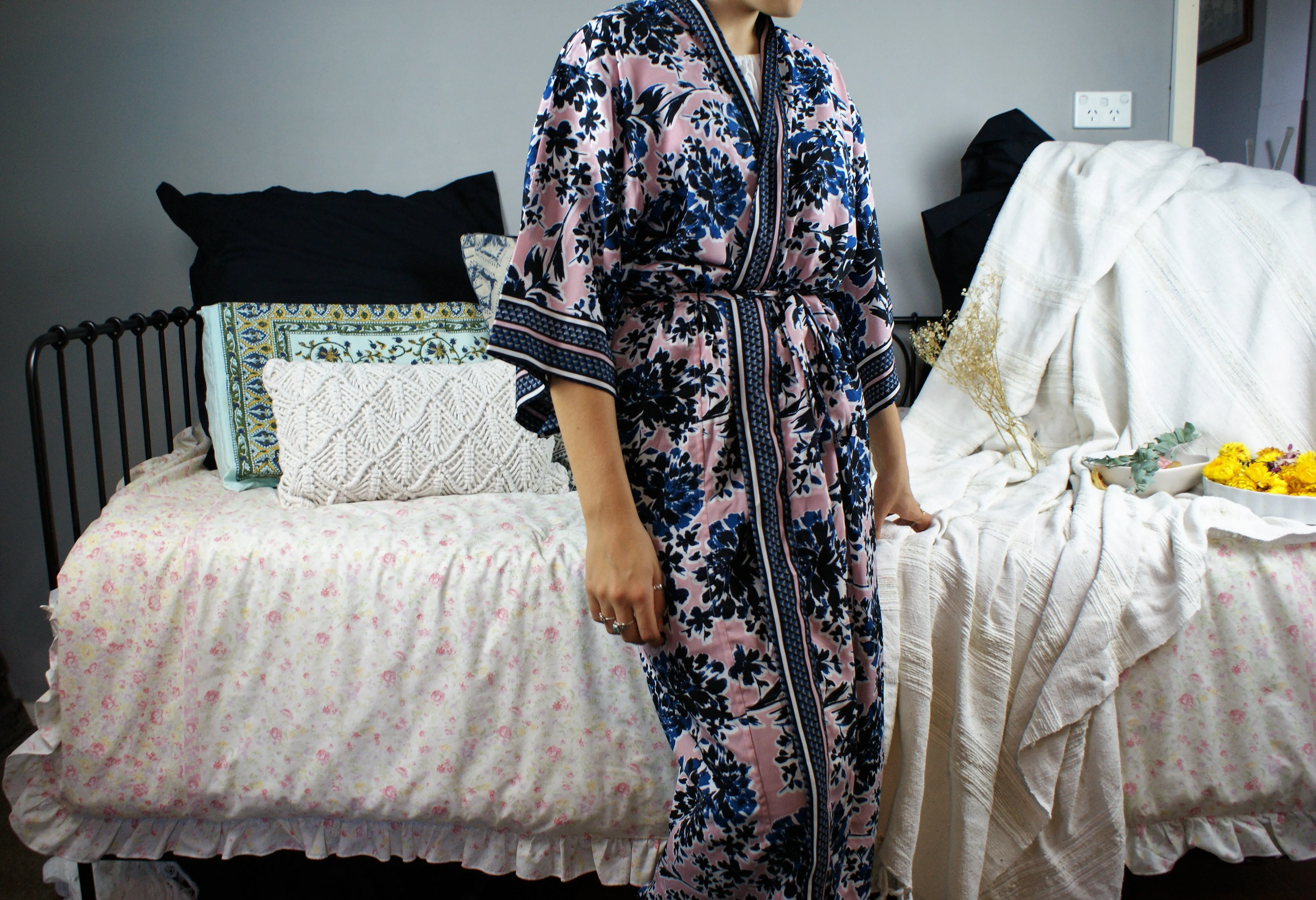 Fair Trade Pink Paradise Robe