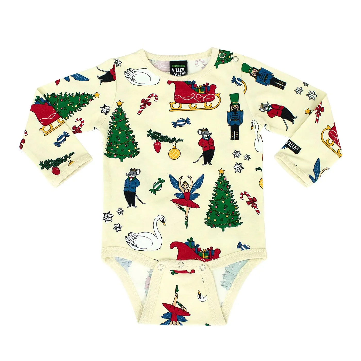 Fairytale Long Sleeve Onesie in Oat