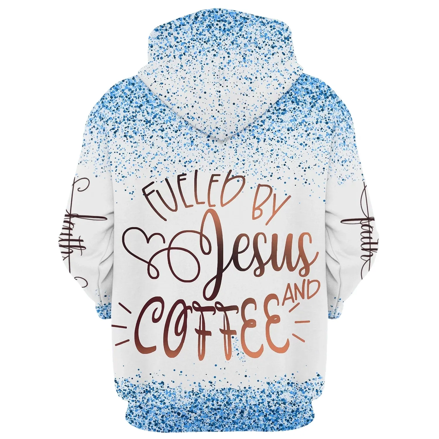 Fueled By Coffee And Jesus Hoodies Jesus Hoodie Men & Women Christian Hoodie 3D Printed Hoodie