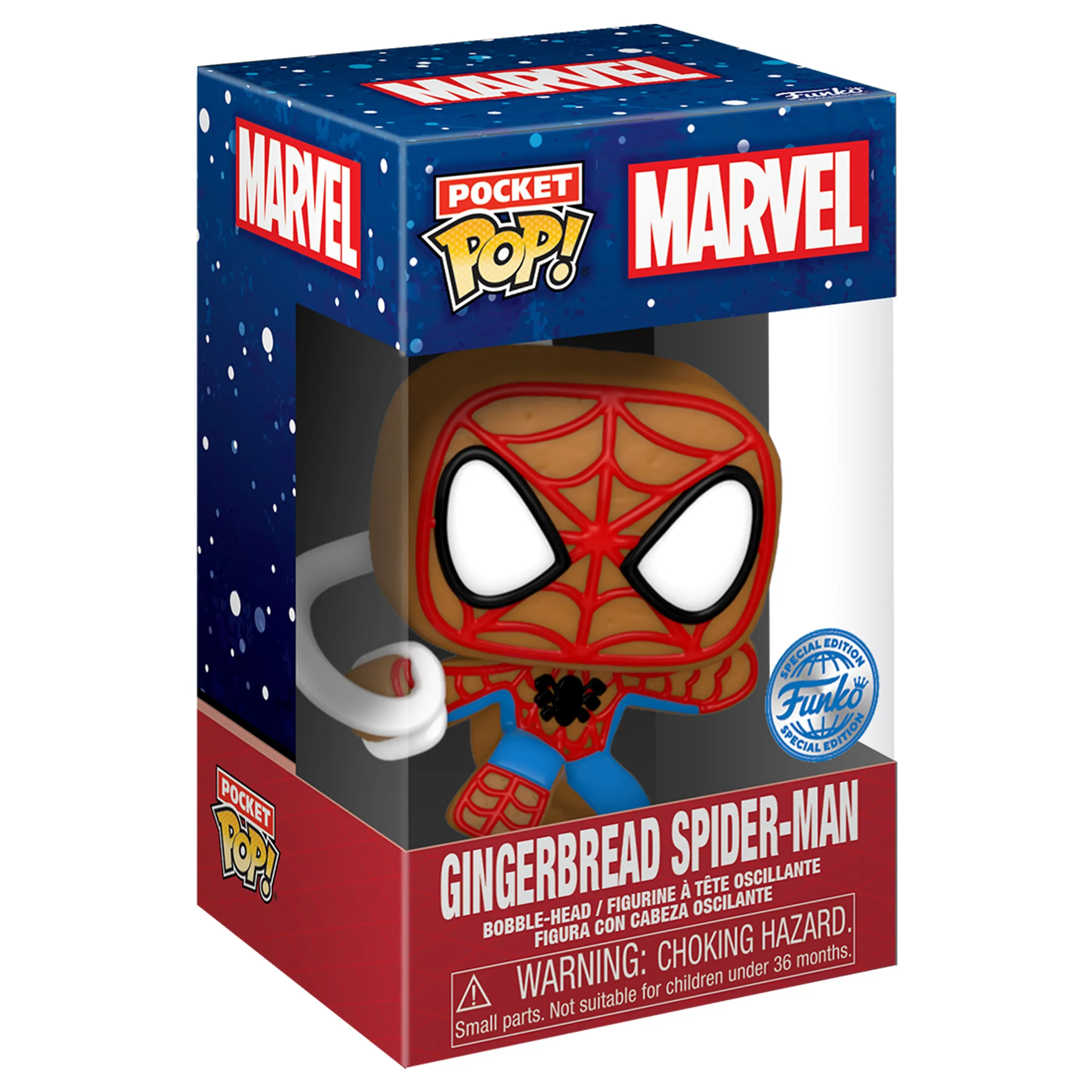 Funko Marvel Spiderman Christmas Pocket Pop And T-Shirt