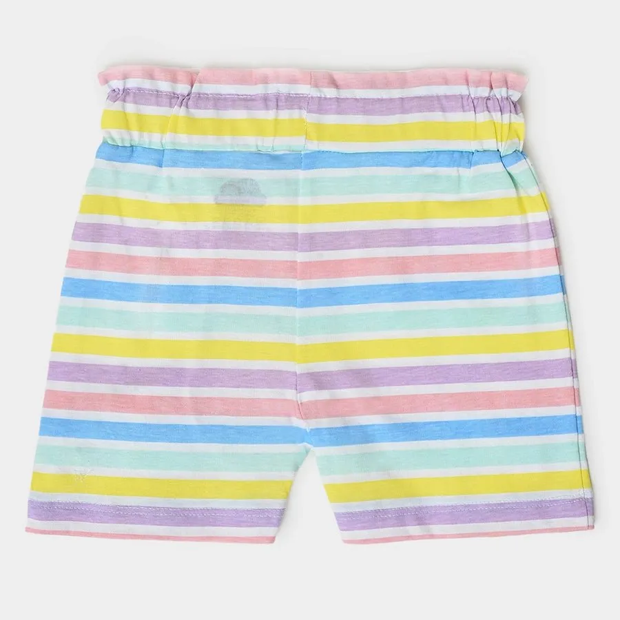 Girls Ruffled Shorts- Pack of 2