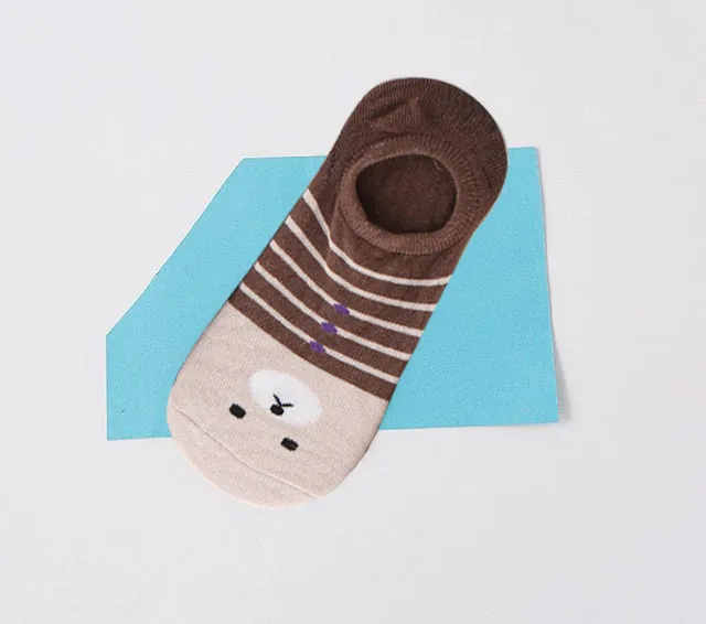 hot cute cat boat sock women summer animal funny sock girls cartoon low cut sweet sokken invisible candy slipper cheap sale sox