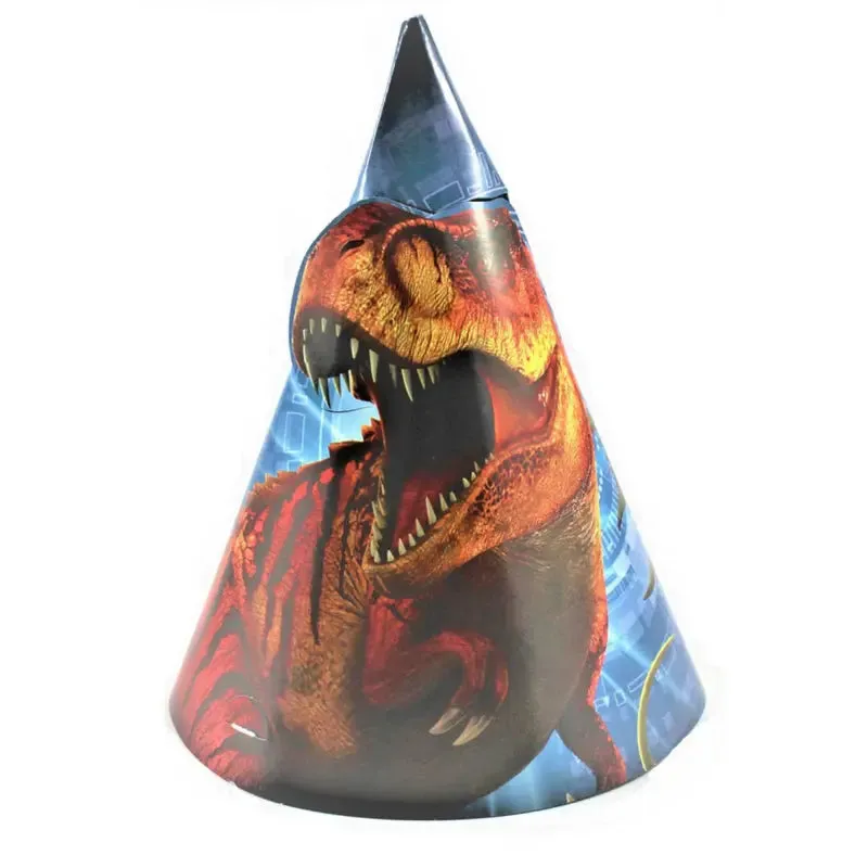 Jurassic World Party Hats - 8 Pkt