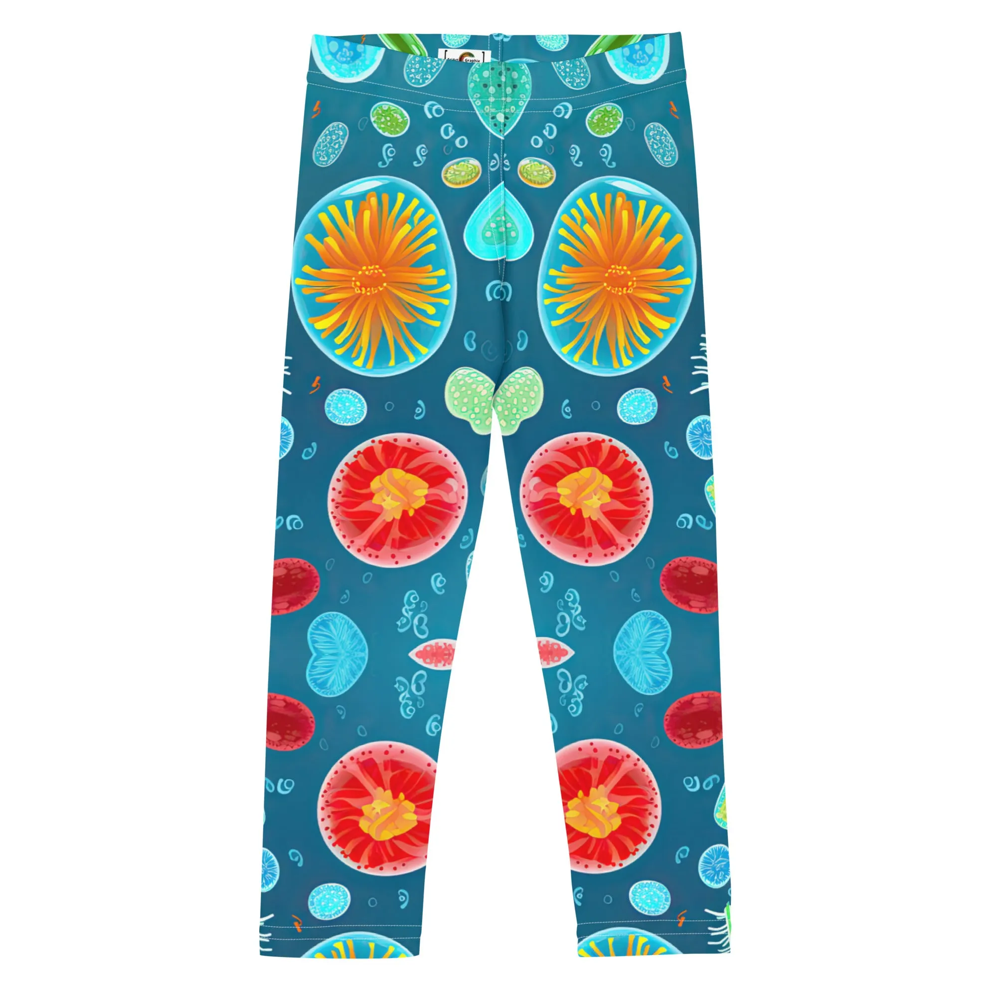 Kid's Leggings Colored Micro Universe