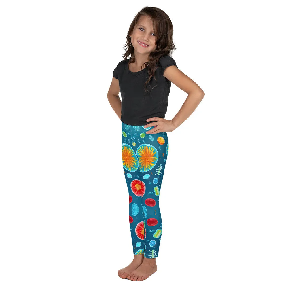 Kid's Leggings Colored Micro Universe