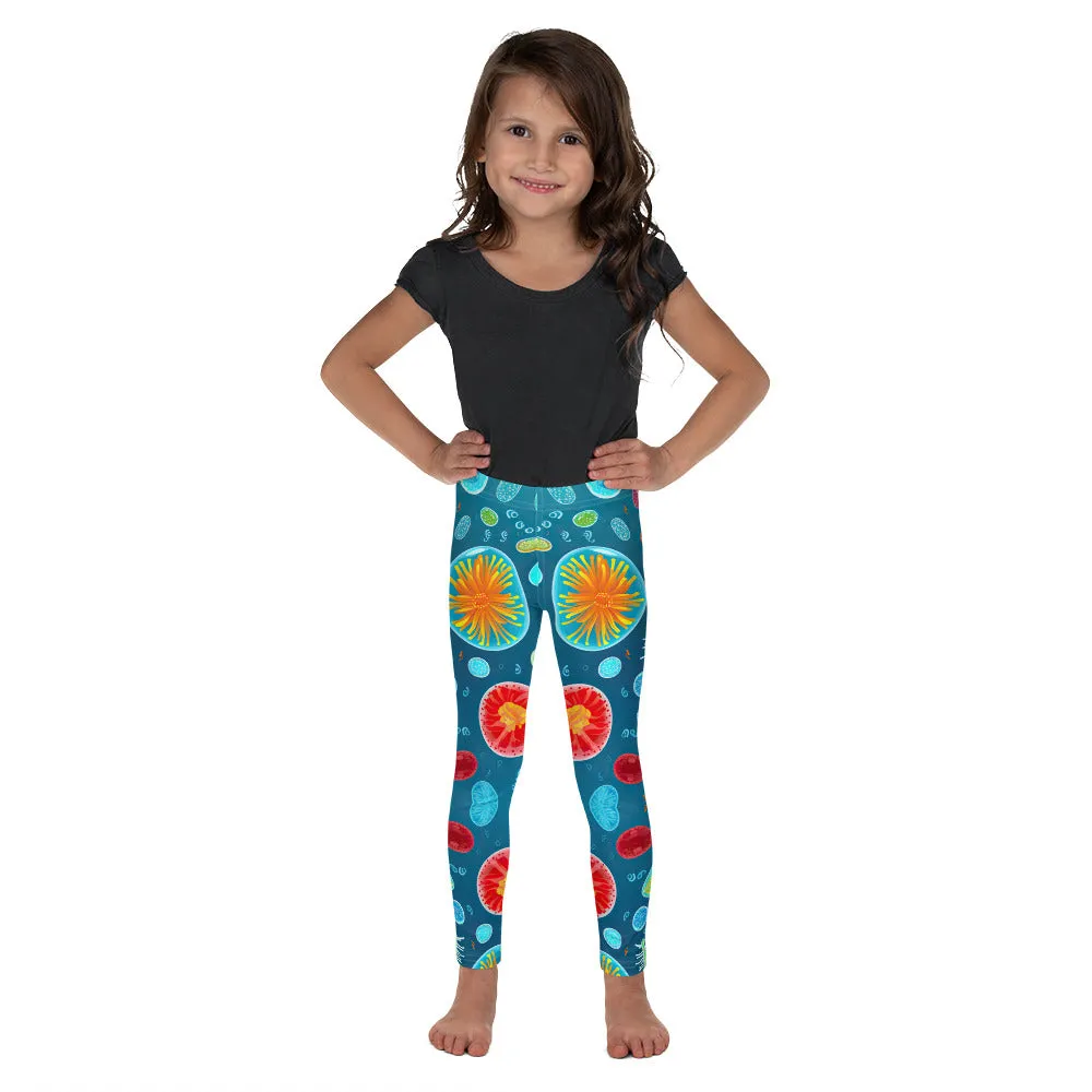 Kid's Leggings Colored Micro Universe