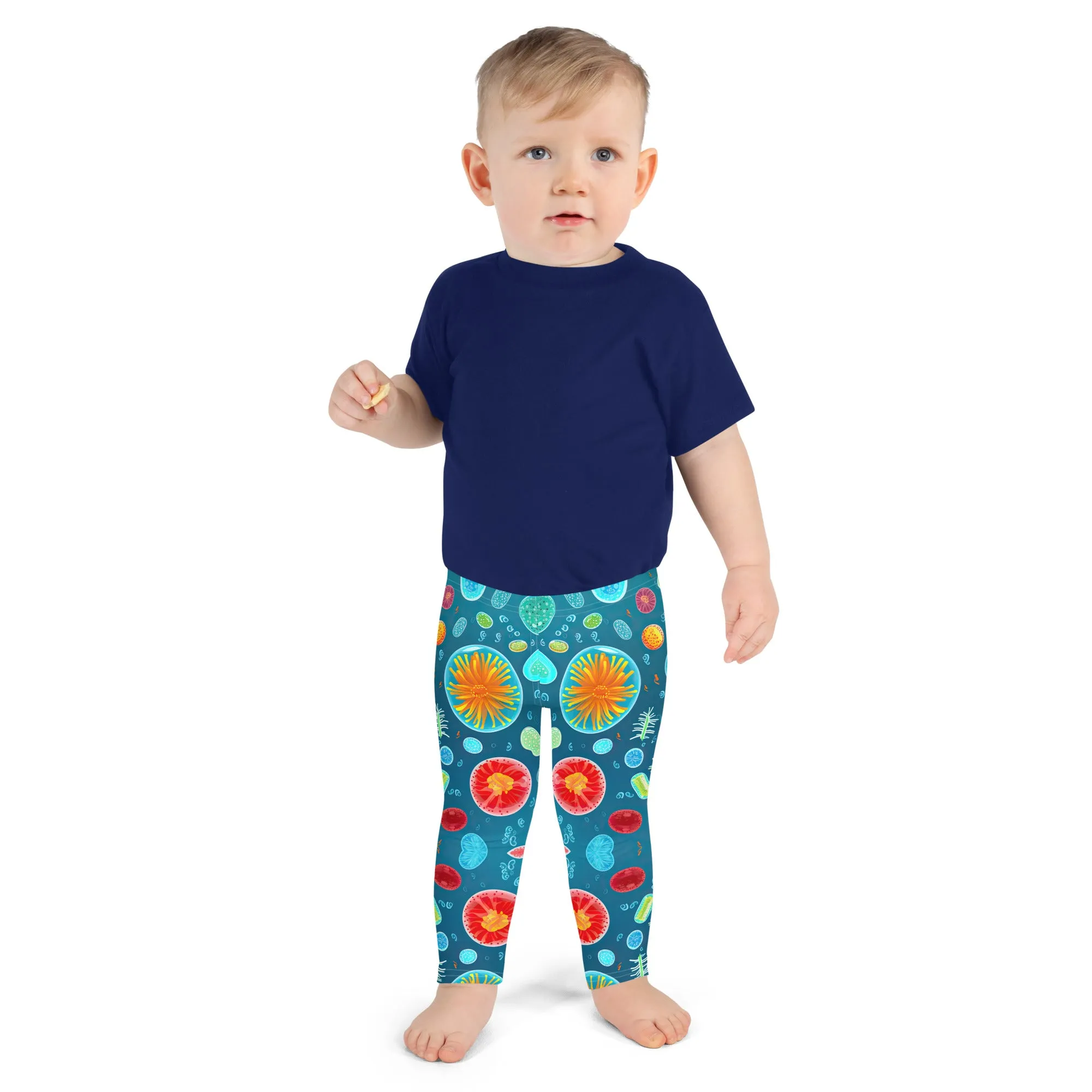 Kid's Leggings Colored Micro Universe