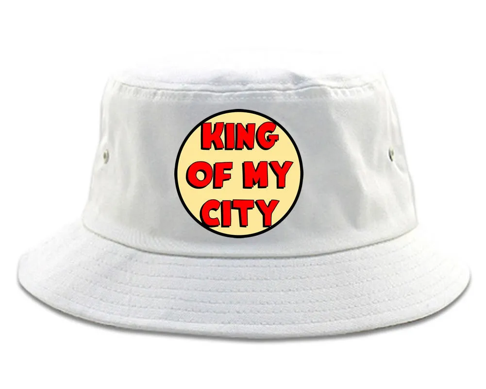 King Of My City Chest Logo Bucket Hat