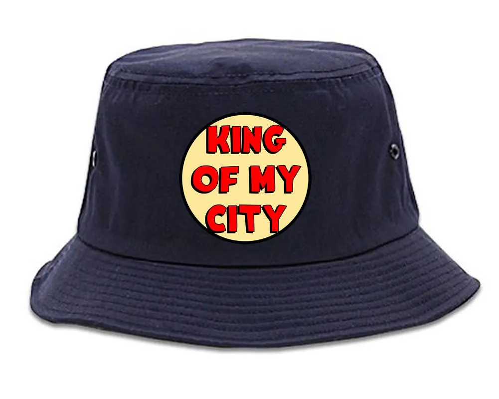 King Of My City Chest Logo Bucket Hat