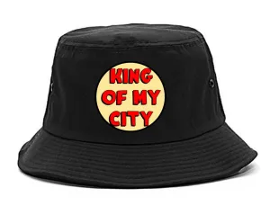 King Of My City Chest Logo Bucket Hat