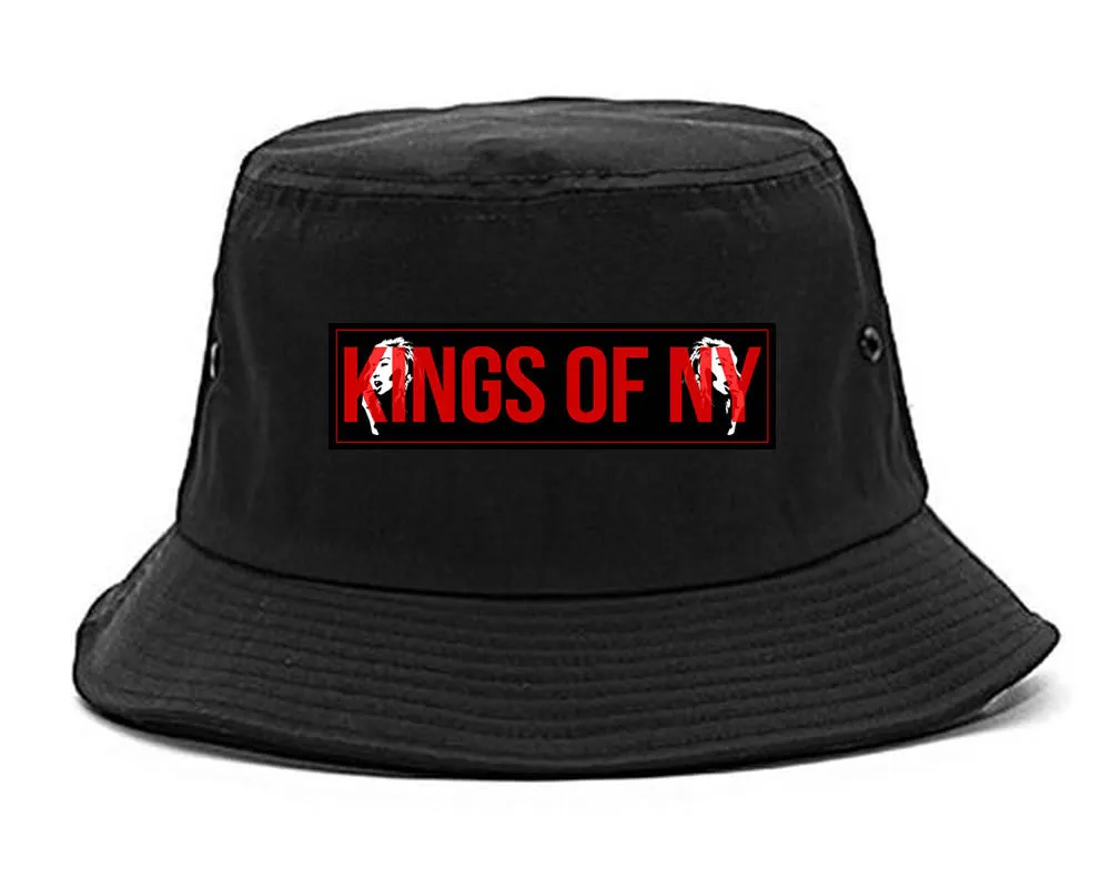 Kings of NY Red Girl Logo Bucket Hat