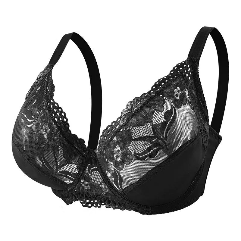 Large Size U-shaped Backless Sexy Bra Bra Cup Lace Comfortable Breathable Underwear Women