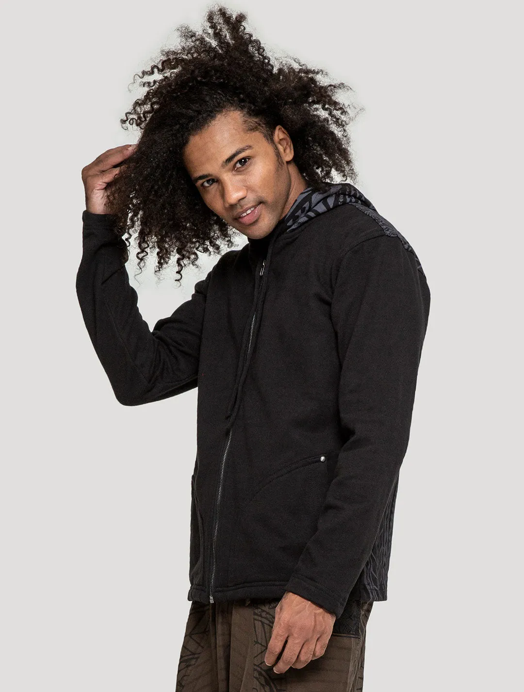 Long Necka Rmx Hooded Jacket