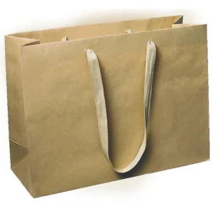 Manhattan Twill Handle Natural Kraft Shopping Bags-16.0 x 6.0 x 12.0