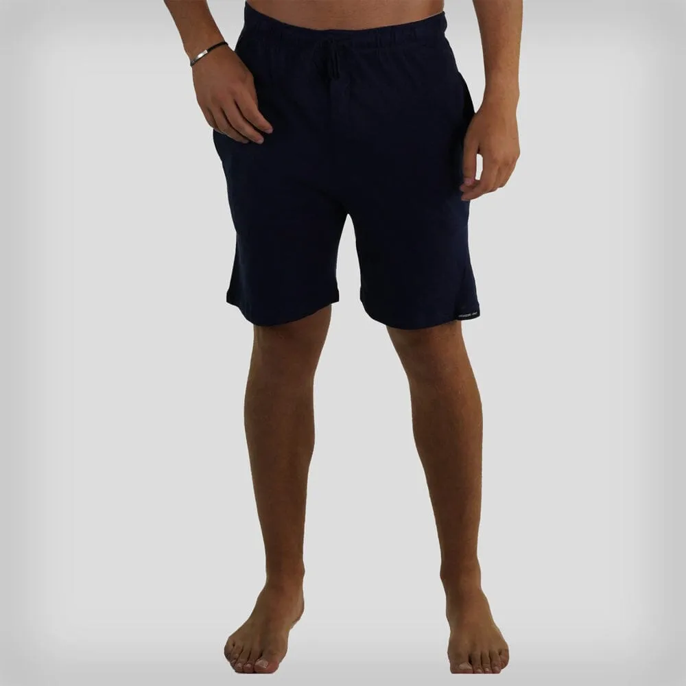 Members Only Men's Jersey Sleep Shorts - Navy