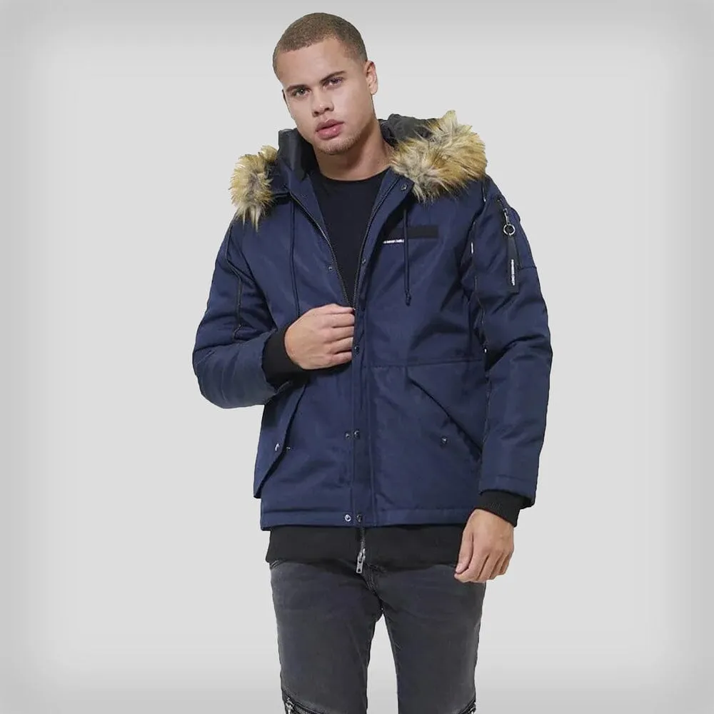 Members Only Men's Oxford Snorkel Parka Jacket