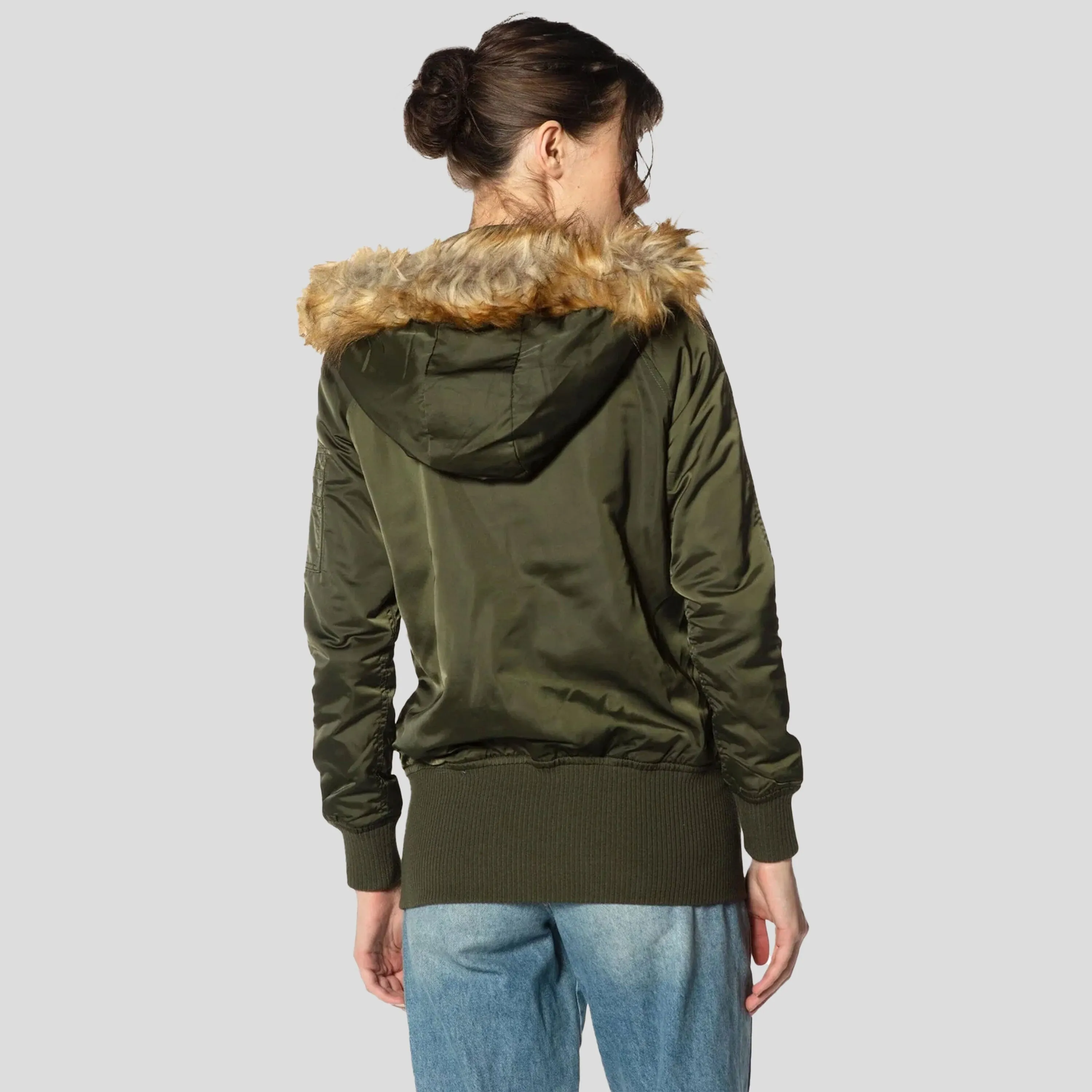 Members Only Women's Elongated Bomber Jacket