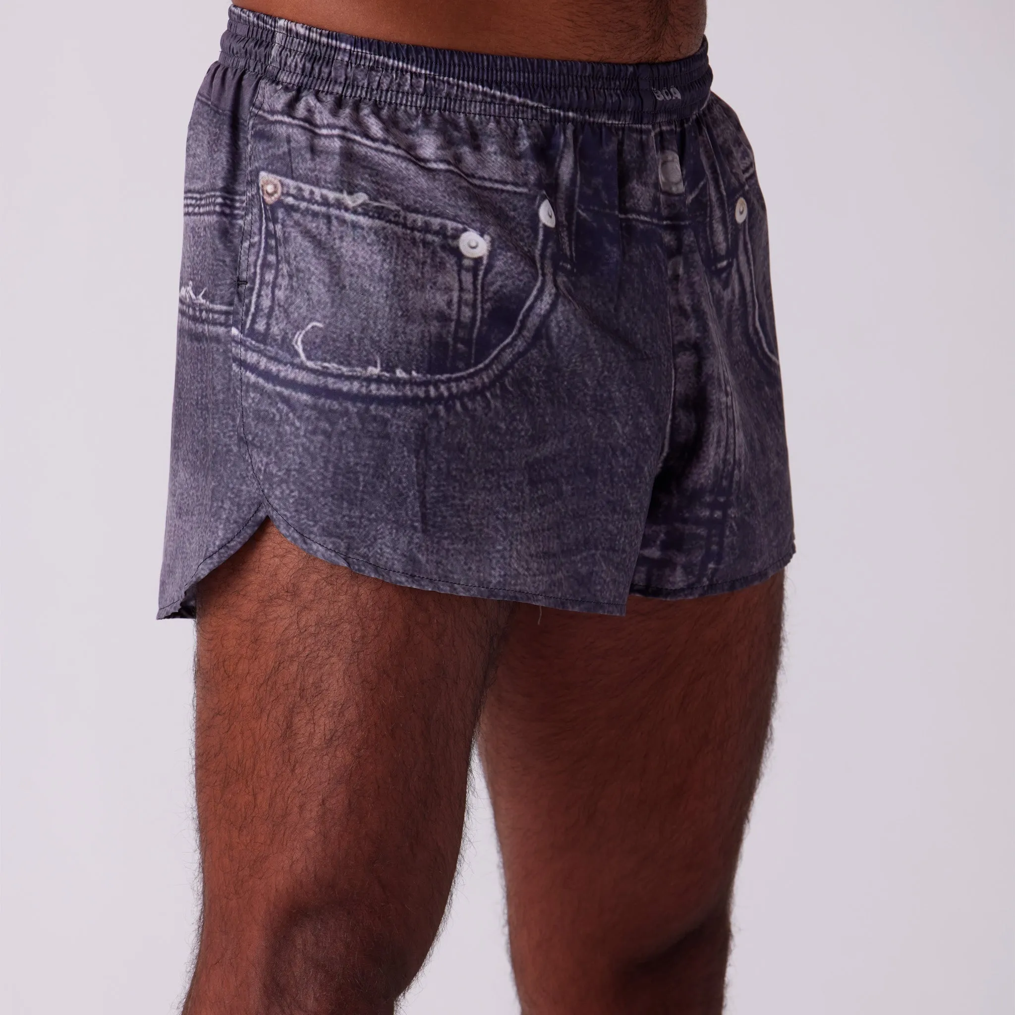 Men's Printed 3" Half Split Shorts - Mens Jort