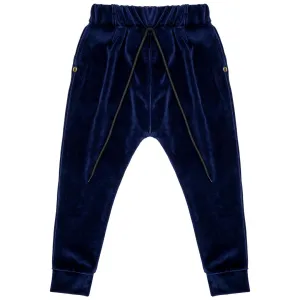 Navy Velour Sweatpants - 1 Left Size 2-3 years