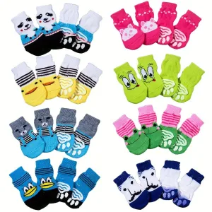 Nonslip Pet Socks Keep Small Dogs Paws Comfy