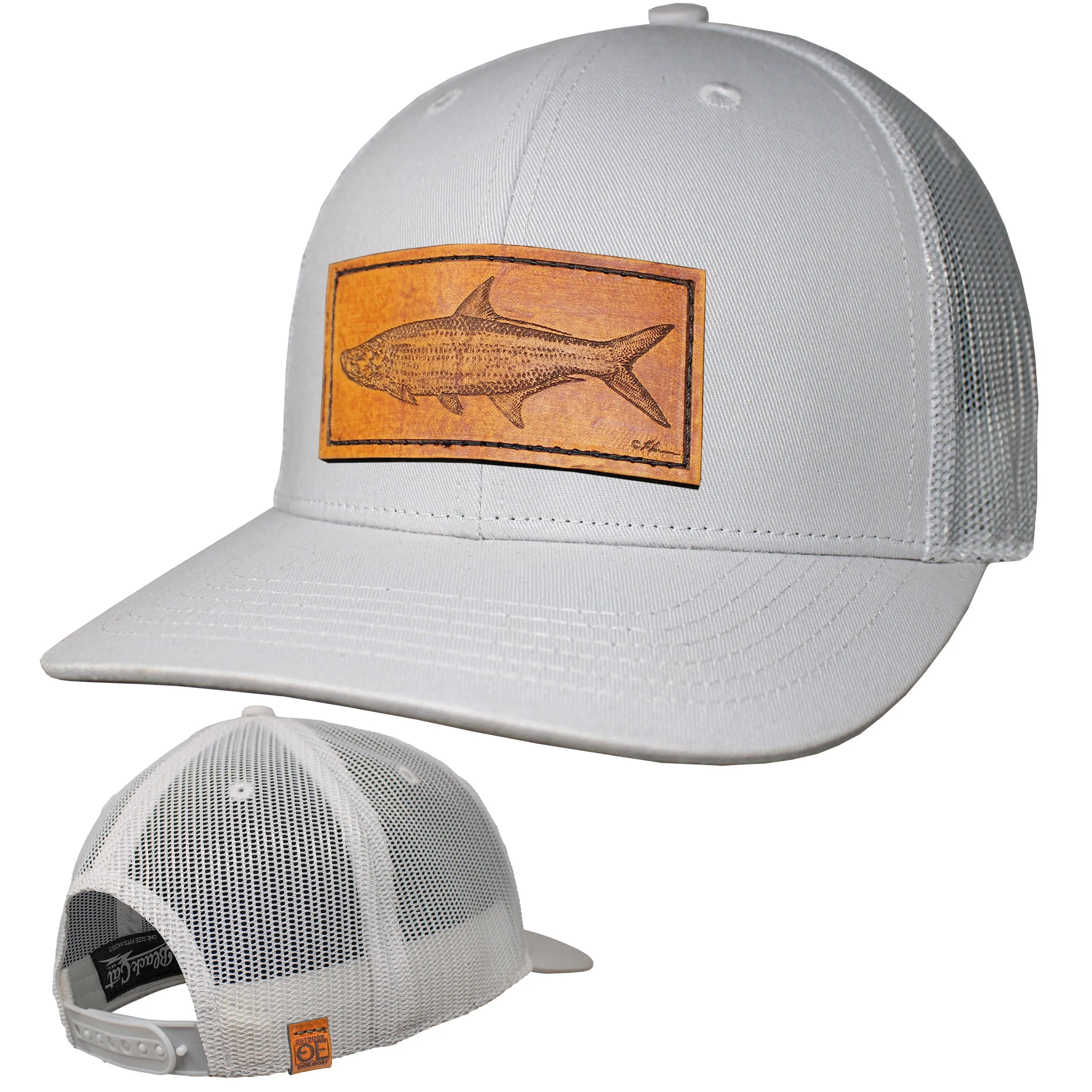 OE - Performance Trucker Hat - Tarpon Leather Patch