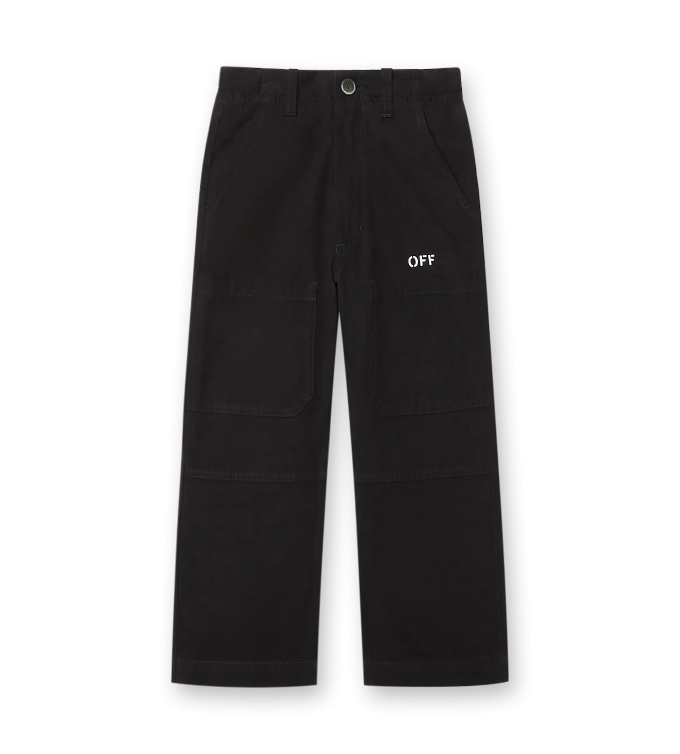 Off Stamp Worker Pants Black