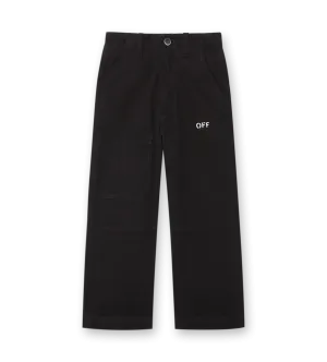 Off Stamp Worker Pants Black