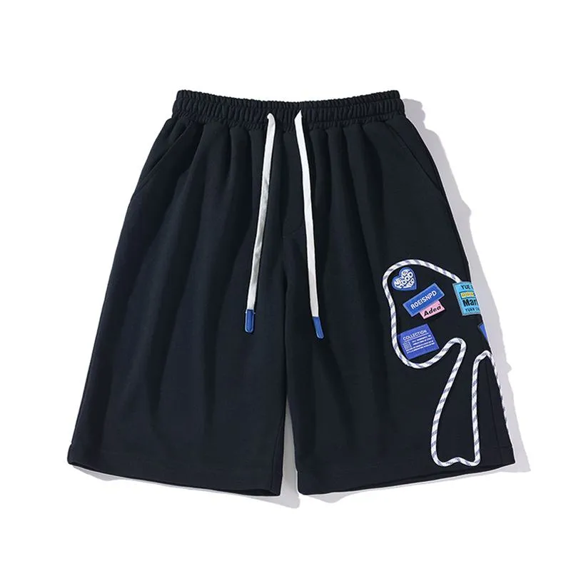 Plus Wide Leg Casual Drawstring Waist Bow Tie Shorts