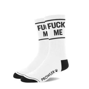 Prowler ''Fuck Me'' Socks -White