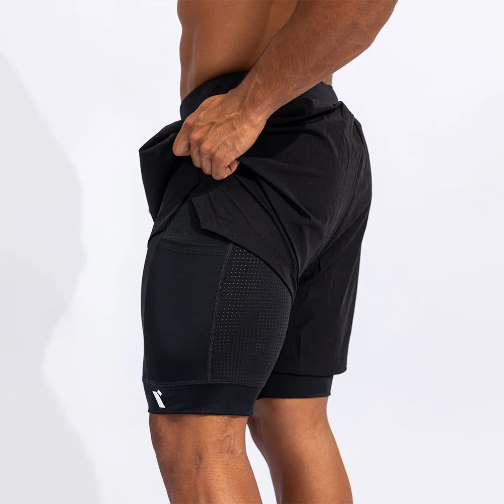 Quwati Men's Power 2 in 1 Shorts