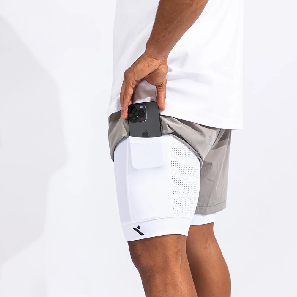 Quwati Men's Power 2 in 1 Shorts