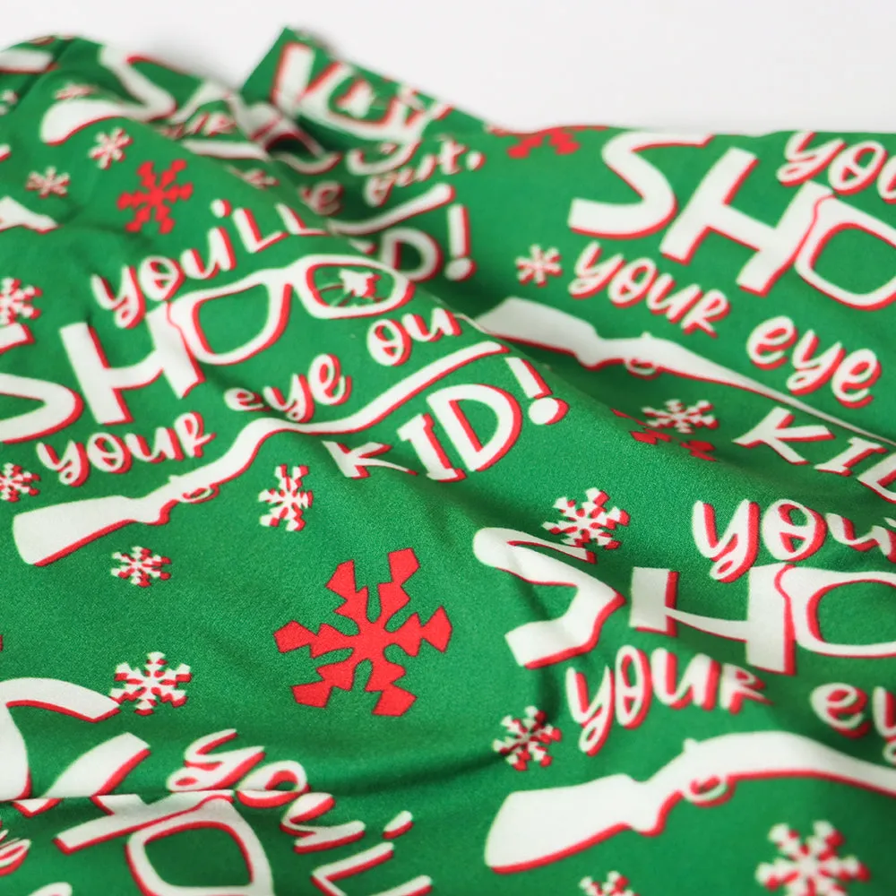 Shoot Your Eye Out Unisex Christmas Lounge Pajama Pants