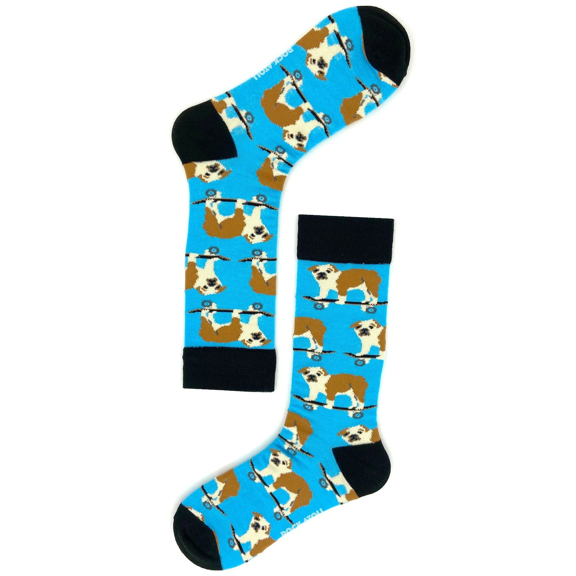 Skateboarding Bulldog Socks